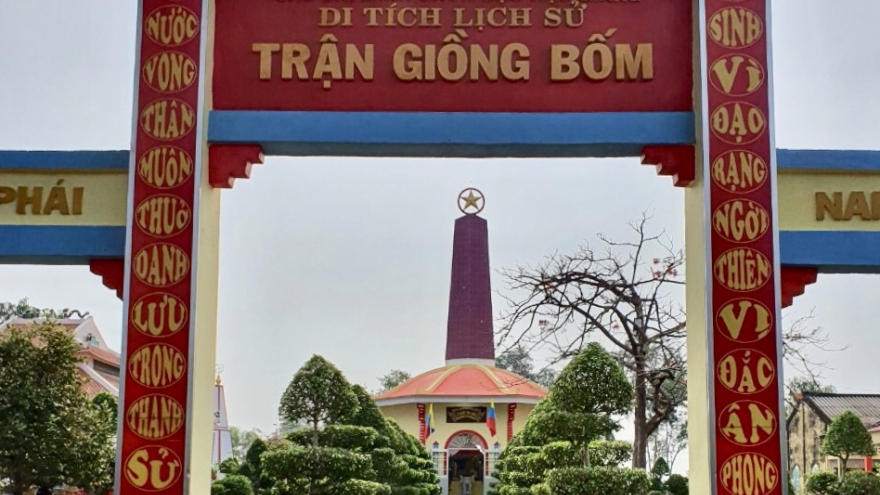 Bạc Liêu đón nhận Bằng xếp hạng Di tích quốc gia Địa điểm Trận Giồng Bốm (1946)