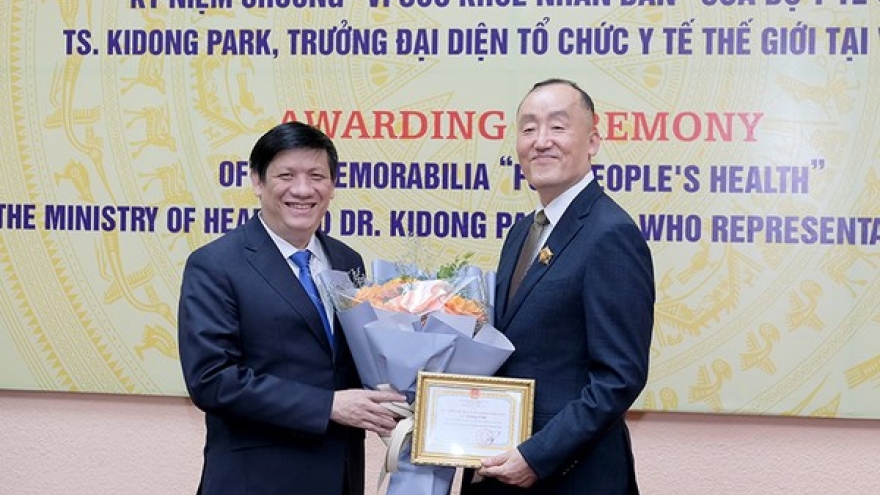 WHO representative honoured with insignia