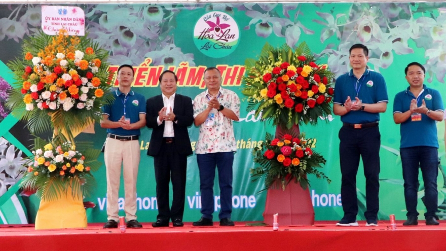 Khai mạc triển lãm thi hoa lan "Hương sắc Lai Châu"