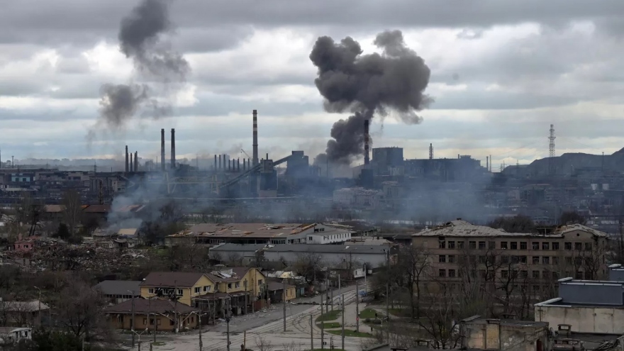Ukraine: Kết thúc sơ tán dân thường khỏi "pháo đài thép" Azovstal ở Mariupol
