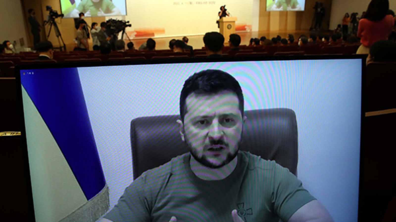 Tổng thống Ukraine Zelensky đề nghị Hàn Quốc hỗ trợ vũ khí