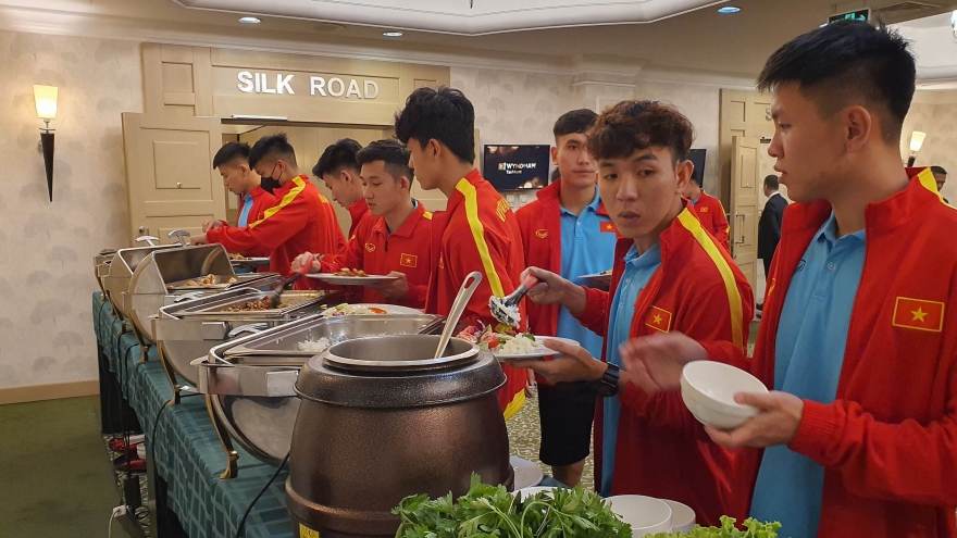 U23 Việt Nam ổn định nơi ăn, ở tại Uzbekistan trước VCK U23 châu Á 2022