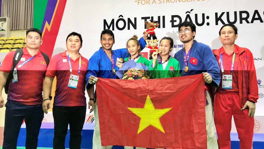 Kurash Việt Nam "thống trị" SEA Games 31, giành tới 4 HCV trong ngày 10/5