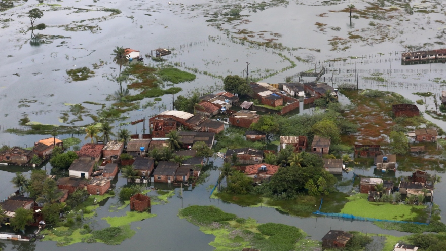 Lũ lụt khiến ít nhất 91 người thiệt mạng, hàng chục người mất tích ở Brazil