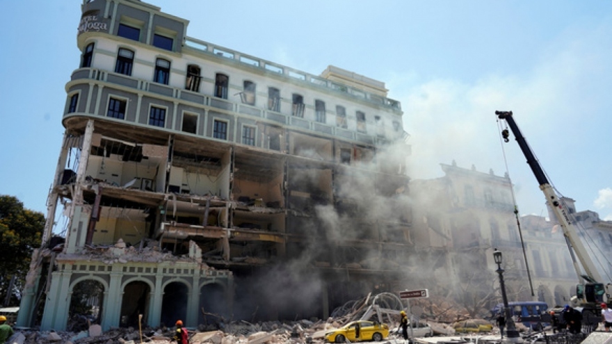 Sympathies to Cuba over massive explosion