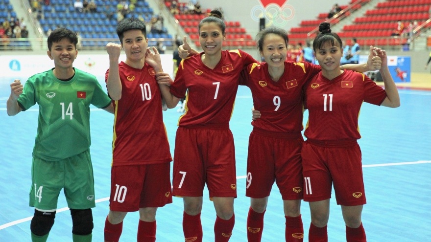 Thua sát nút Thái Lan, ĐT Futsal nữ Việt Nam chấp nhận tấm HCB ở SEA Games 31