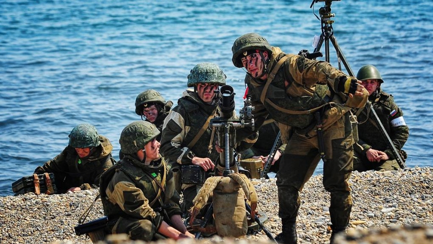 Thủy quân lục chiến Hạm đội Thái Bình Dương Nga đang tham chiến ở Ukraine
