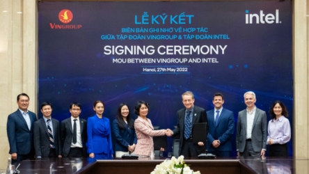 Vingroup, Intel ink MoU on technology co-operation