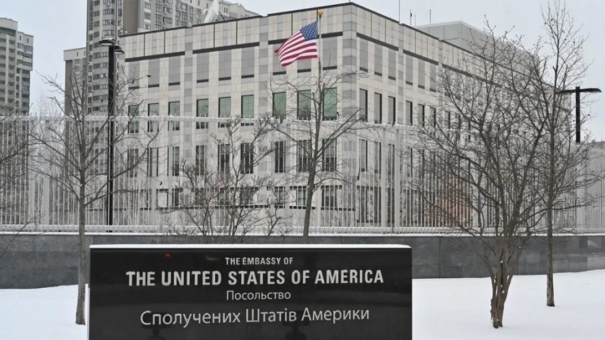 Mỹ mở cửa trở lại đại sứ quán ở Kiev, Ukraine