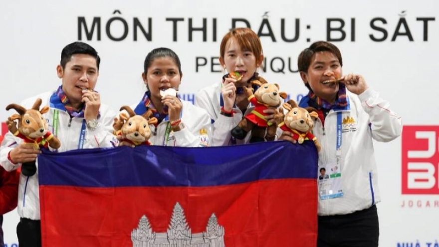 Thể thao Campuchia phá kỷ lục về số lượng huy chương tại SEA Games