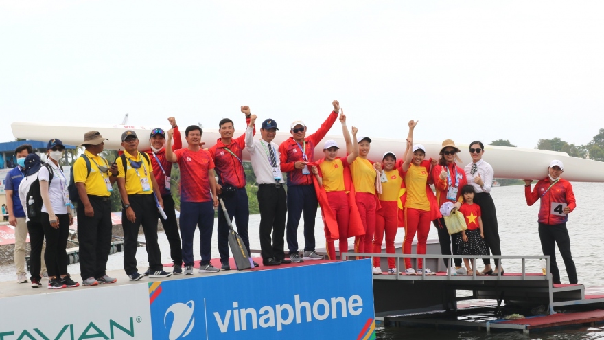 SEA Games 31: Việt Nam tiếp tục áp đảo trong môn đua thuyền Canoeing/Kayak