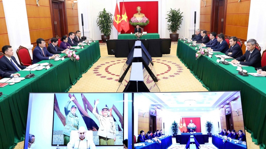 Hội đàm trực tuyến Thường trực Ban Bí thư Đảng Cộng sản Việt Nam và Cuba