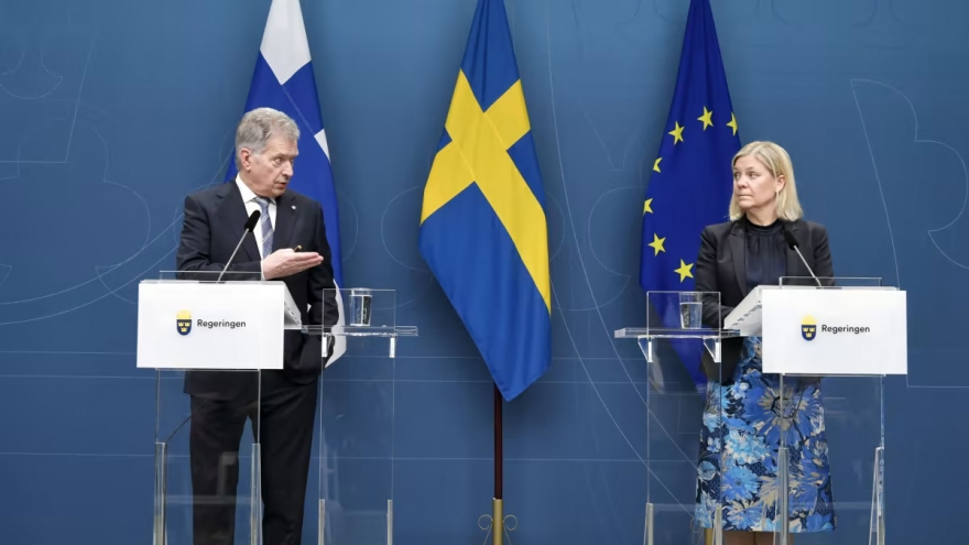 Thụy Điển và Phần Lan chốt thời điểm cùng nộp đơn gia nhập NATO