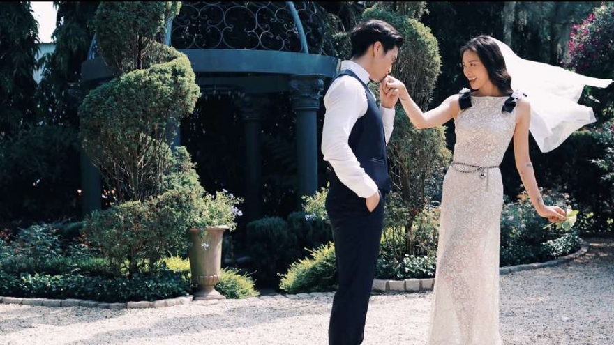 Ngô Thanh Vân khoe clip hậu trường chụp ảnh cưới lãng mạn trước thềm hôn lễ 