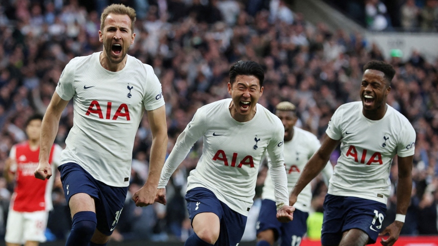 Tottenham đại thắng Arsenal trong trận quyết đấu vì top 4 Ngoại hạng Anh