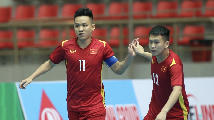 ĐT Futsal Việt Nam thắng đậm 4-0 trước ĐT Futsal Myanmar