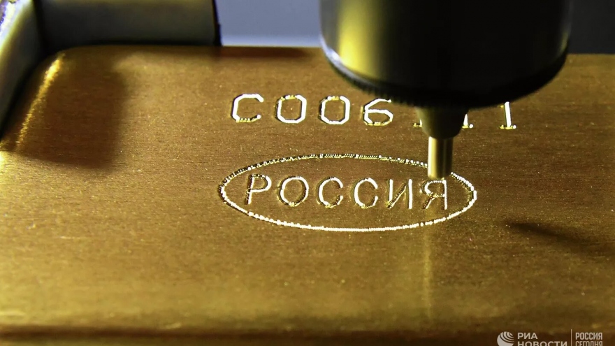 G7 sẽ cấm nhập khẩu vàng từ Nga