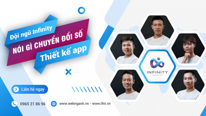 Đội ngũ Infinity nói gì chuyển đổi số thiết kế app
