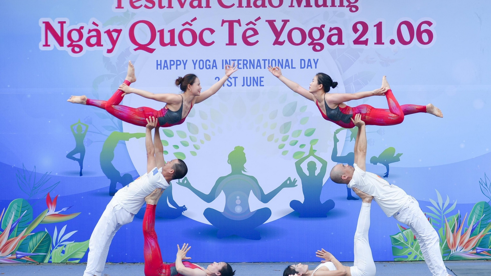 Hanoians come together to celebrate International Yoga Day