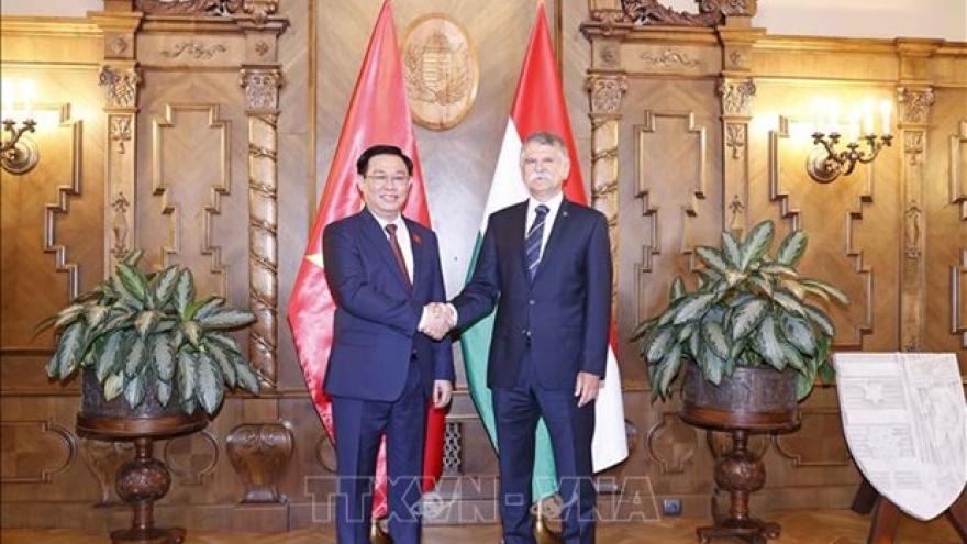 Vietnamese, Hungarian top legislators hold talks