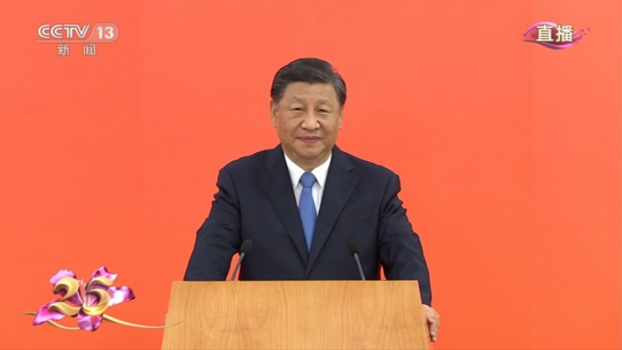 Chủ tịch Trung Quốc bắt đầu thăm Hong Kong