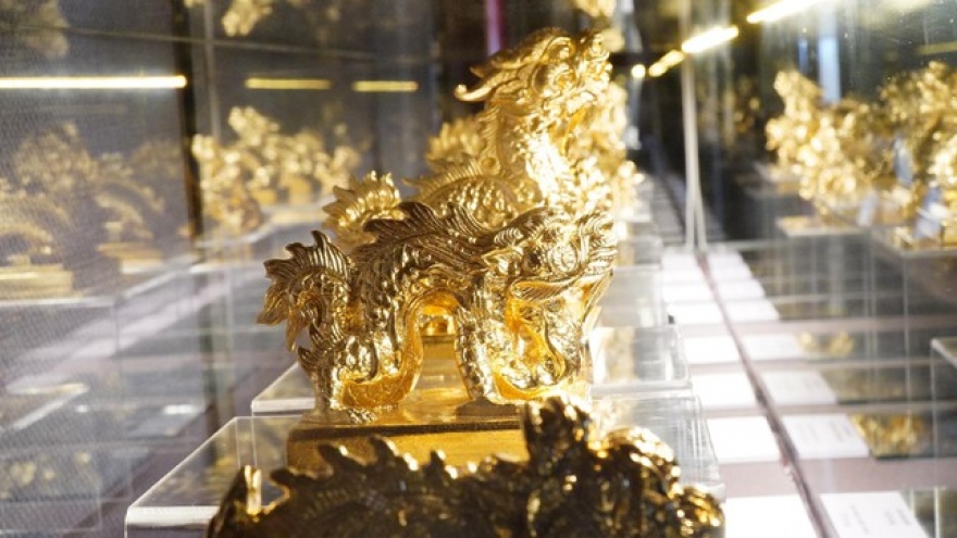 Nguyen Dynasty’s gold seal copies on display in Hue