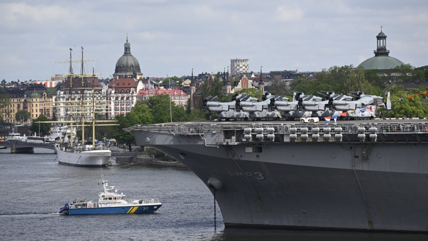 40 tàu chiến NATO tới Thụy Điển chuẩn bị tập trận ở Biển Baltic