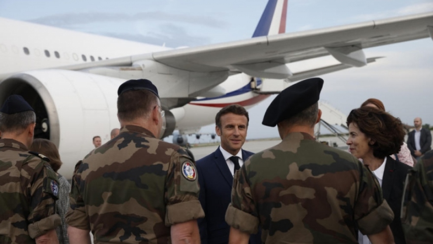 Tổng thống Pháp Macron thăm Đông Âu nhằm trấn an đồng minh