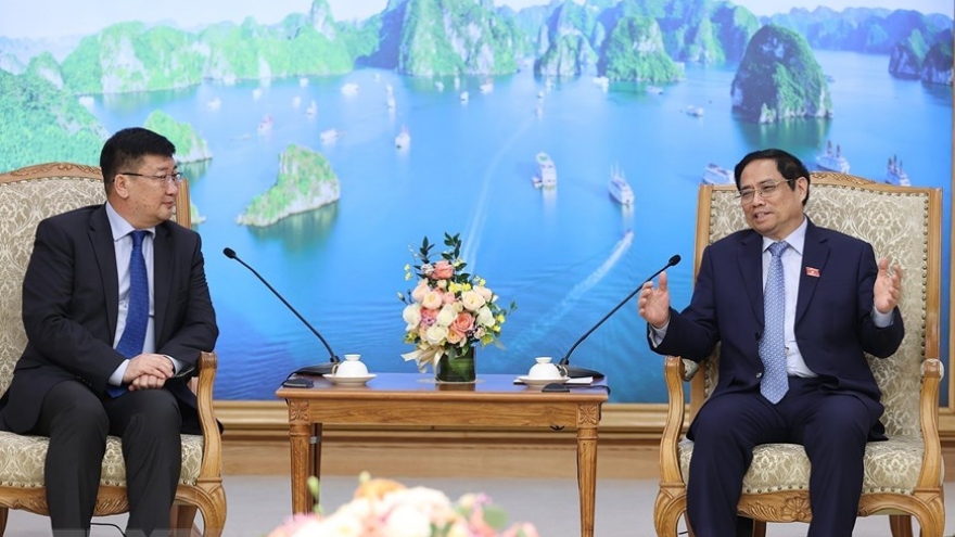 Thủ tướng Chính phủ Phạm Minh Chính tiếp Đại sứ Mông Cổ Jigjee Sereeja