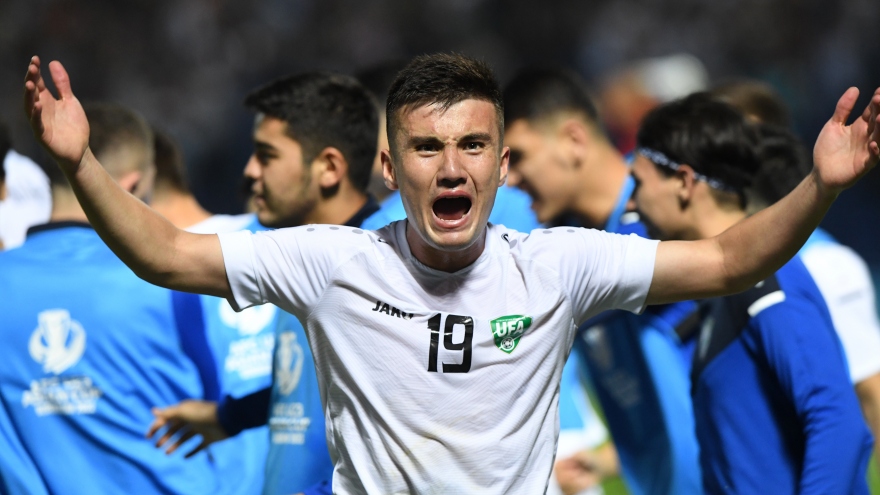 U23 Uzbekistan vào bán kết U23 châu Á 2022 sau trận đấu "điên rồ"