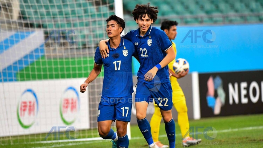 Thắng đậm U23 Malaysia, U23 Thái Lan đẩy U23 Việt Nam vào thế khó