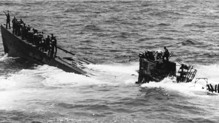 Giải mật chiến tích bắt giữ tàu ngầm “quái vật” U-boat của đặc nhiệm Mỹ