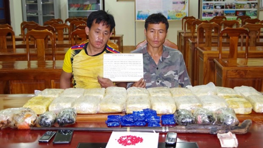 Two transnational drug rings busted in northern border province