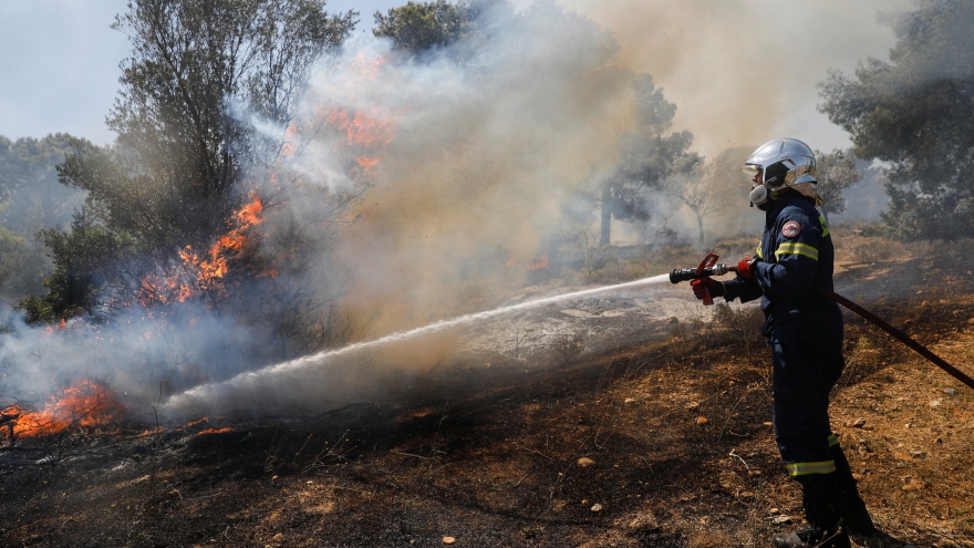 Nam Âu vật lộn với cháy rừng và thời tiết nắng nóng