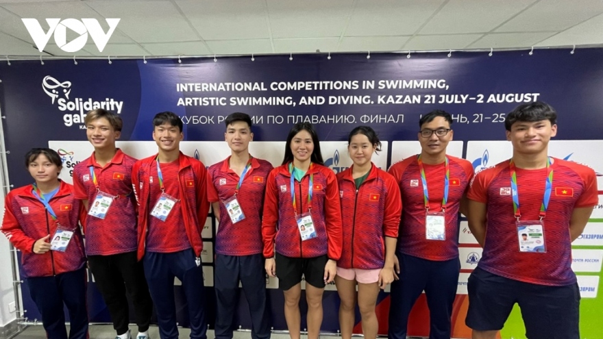 Vietnamese athletes compete at Russian multi-aquatic friendship games