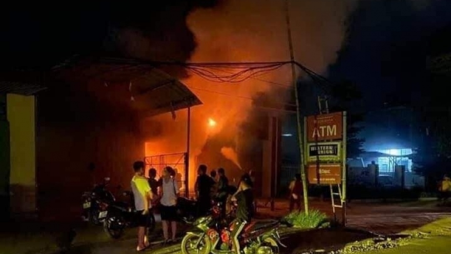 Đối tượng đốt cây ATM tại Hải Phòng ra đầu thú
