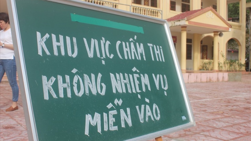 Khu vực chấm thi tốt nghiệp THPT được bảo vệ nghiêm ngặt như thế nào?