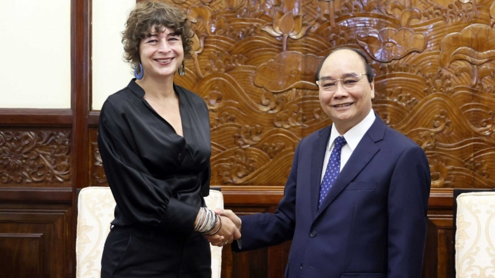 State President hosts outgoing Dutch, Swiss ambassadors