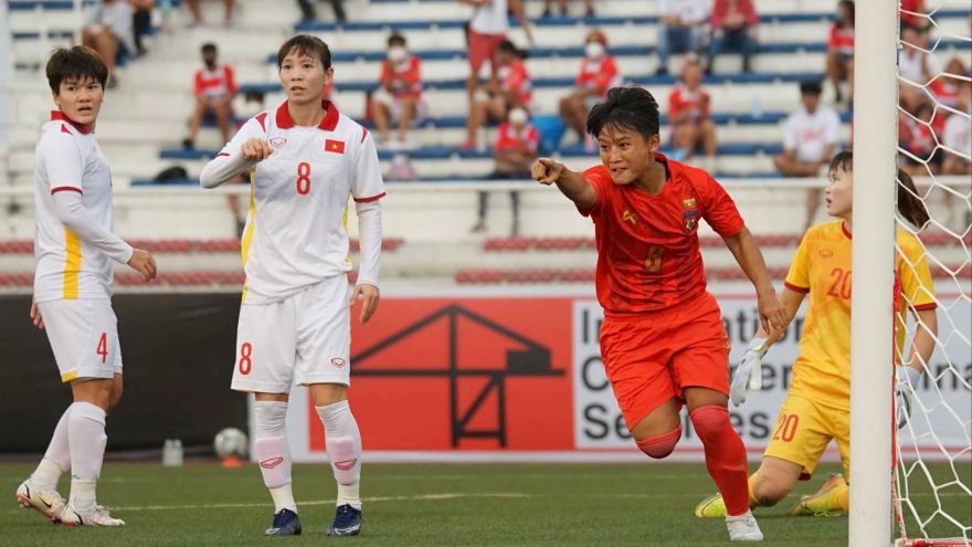Thua ngược Myanmar, ĐT nữ Việt Nam xếp hạng 4 chung cuộc ở AFF Cup nữ 2022