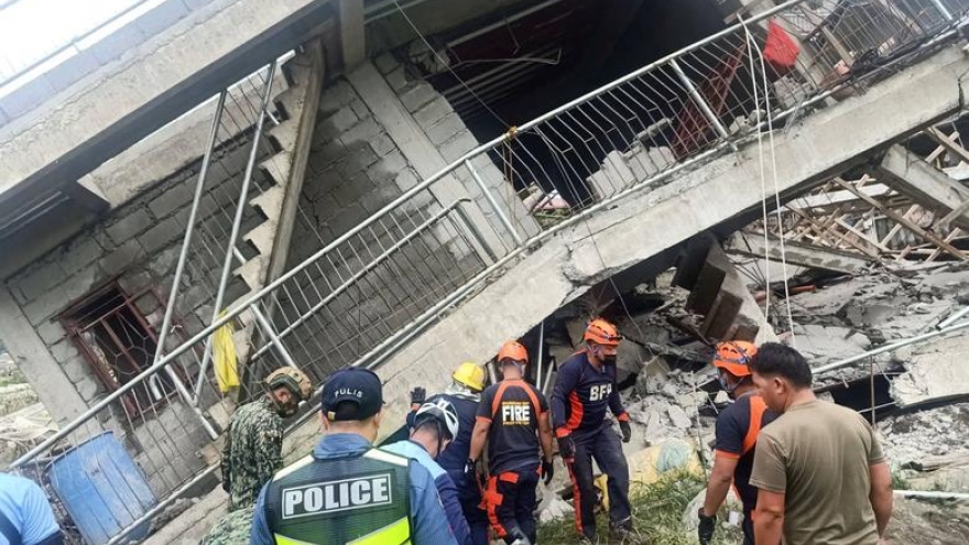 Thiệt hại trong trận động đất 7,1 độ tại Philippines