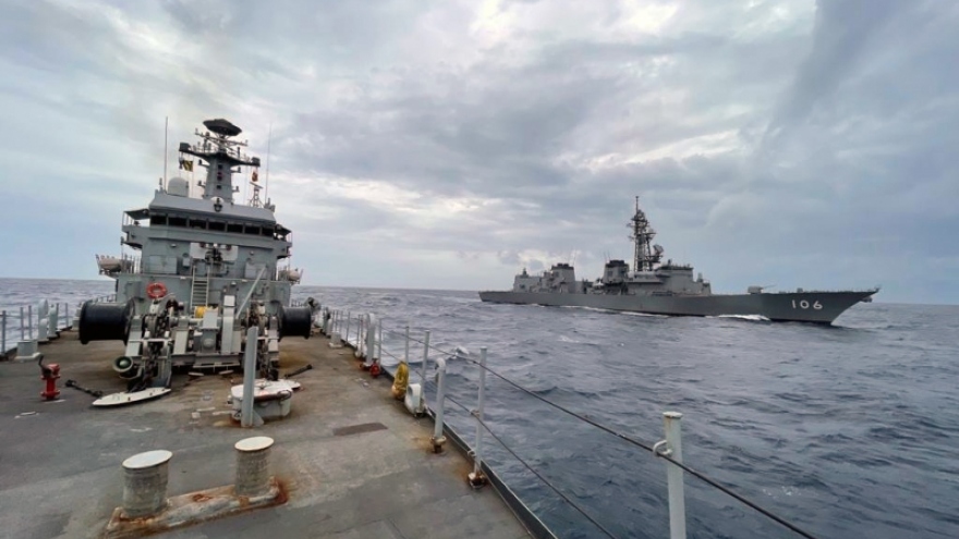 Ấn Độ, Nhật Bản tổ chức tập trận đối tác hàng hải ở biển Andaman