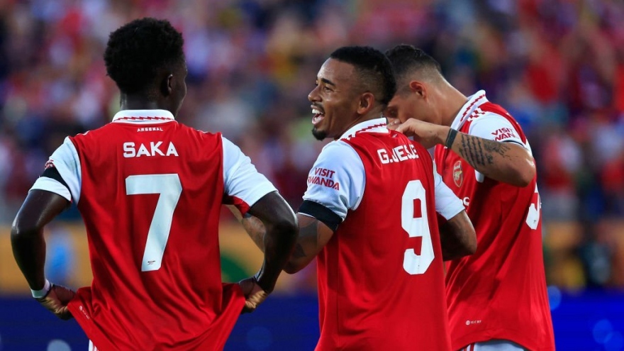 Florida Cup 2022: Arsenal giành chiến thắng 4-0 trước Chelsea