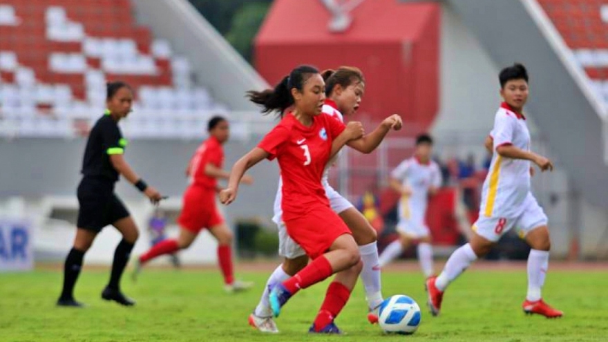 Vietnam trounce Singapore 9-0 in opener of AFF U18 Women’s Championship