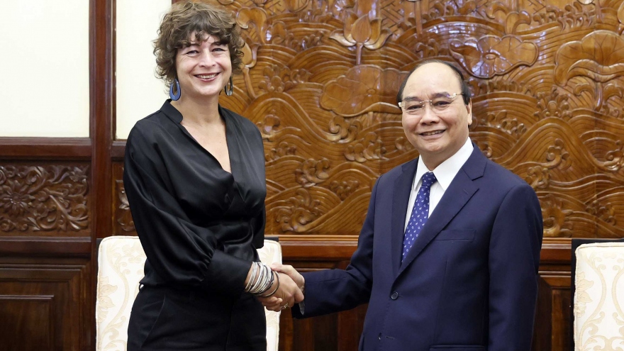 Chủ tịch nước Nguyễn Xuân Phúc tiếp Đại sứ Hà Lan, Thụy Sỹ đến chào từ biệt