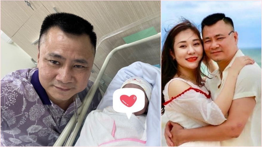 Chuyện showbiz: Nghệ sĩ Tự Long hạnh phúc làm thơ đón con trai chào đời