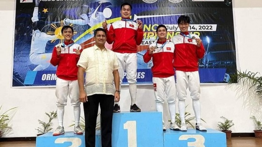 VN fencer wins men's title at SEA Fencing Championships