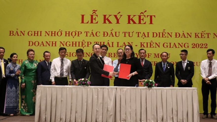 Forum held to boost links between enterprises of Kien Giang, Thailand