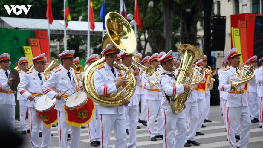 Impressive performances at the ASEAN+ Police Band Concert 2022