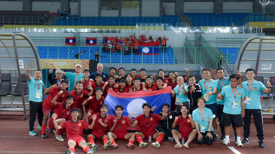 U19 Lào được thưởng "khủng" sau thành tích vào chung kết U19 Đông Nam Á 2022 
