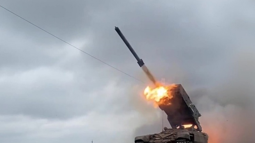 Nga công bố video phá hủy kho chứa vũ khí hạng nặng của Ukraine 